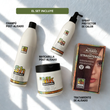 Cargar imagen en el visor de la galería, Set de alisado de keratina sin formol con champú y mascarilla post-alisado y spray de calor
