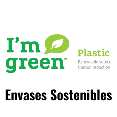 Logo de I'm green envases sostenibles hechos con caña de azúcar